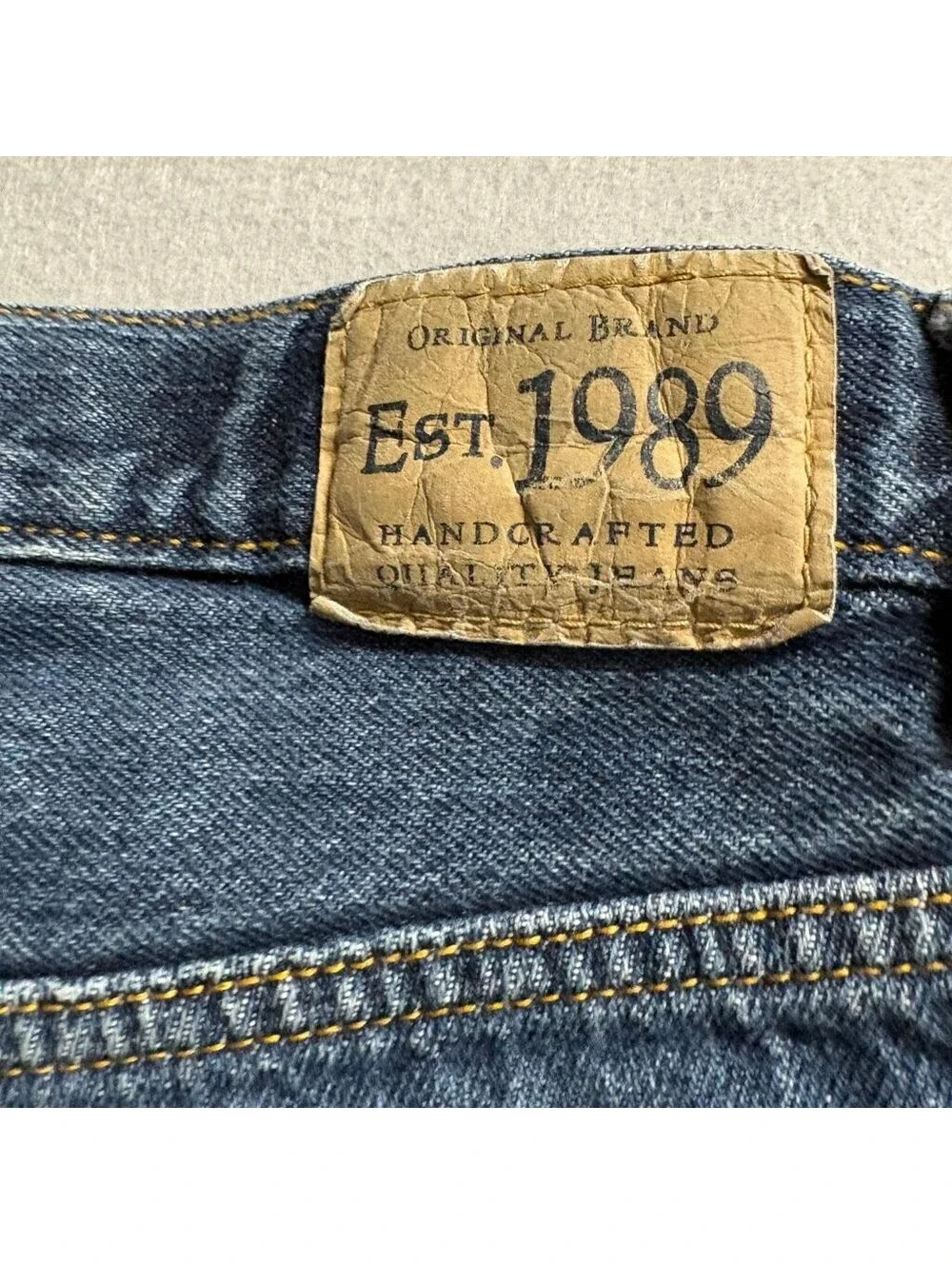 The Childrens Place Boys Straight Jeans Size 10 Blue Denim Adjustable Waist